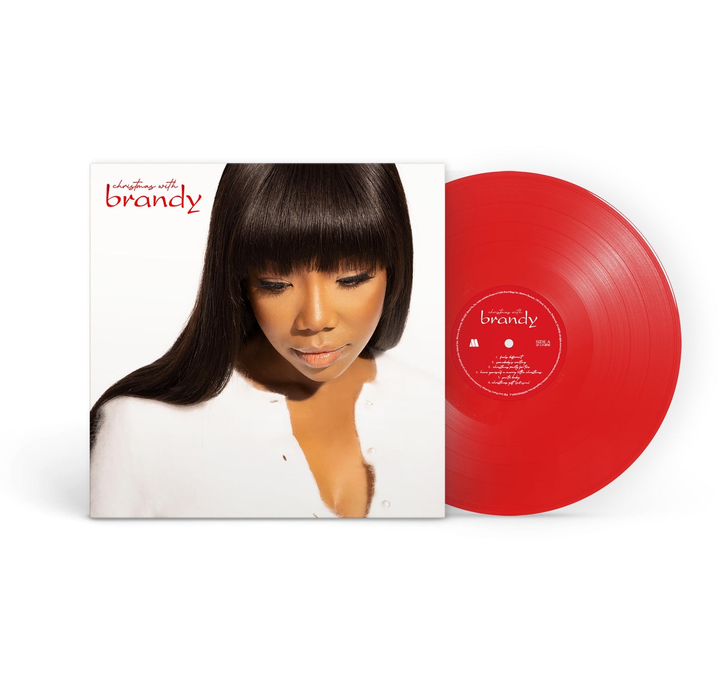 Brandy - Christmas With Brandy "Red" Vinyl Record LP