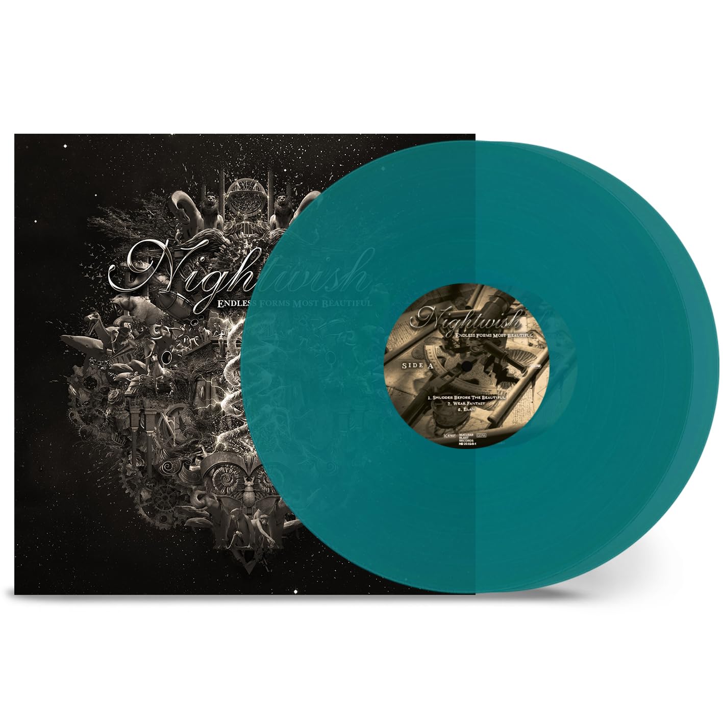 Nightwish - Endless Forms Most Beautiful "Transparent Green" Vinyl Record 2LP
