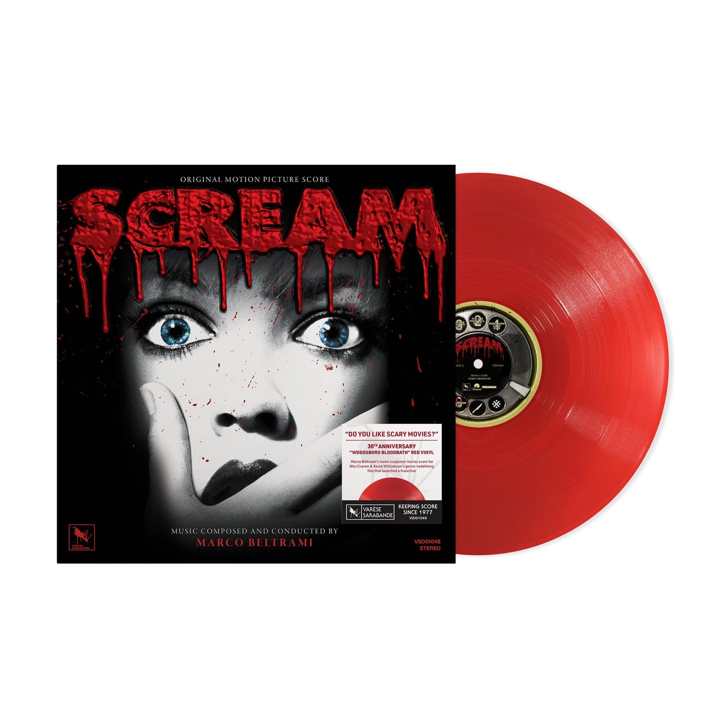 Scream (Original Motion Picture Score) (30th Anniversary)["Woodsboro Bloodbath" Red LP]