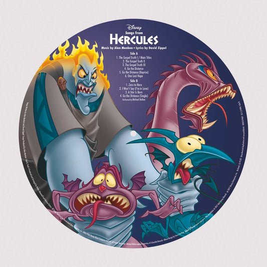 Alan Menken - Songs From Hercules "Picture Disc" Vinyl Record LP