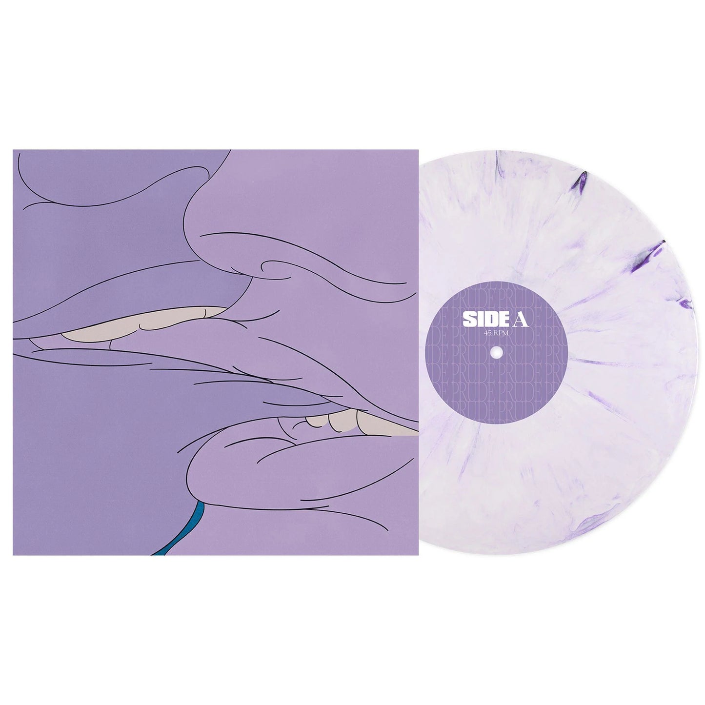 SIGNED Drug Church - Prude "Fun Dip Deluxe Marble" Vinyl Record LP