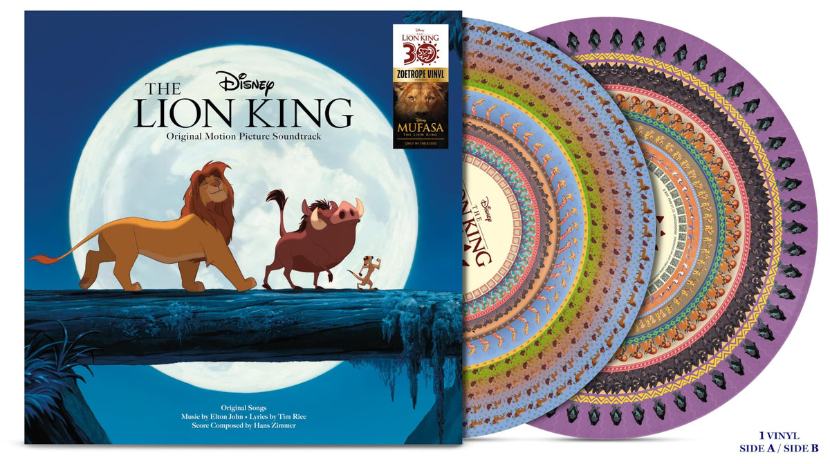 Lion King: 30th Anniversary (Original Soundtrack) - Limited Zoetrope Picture Disc