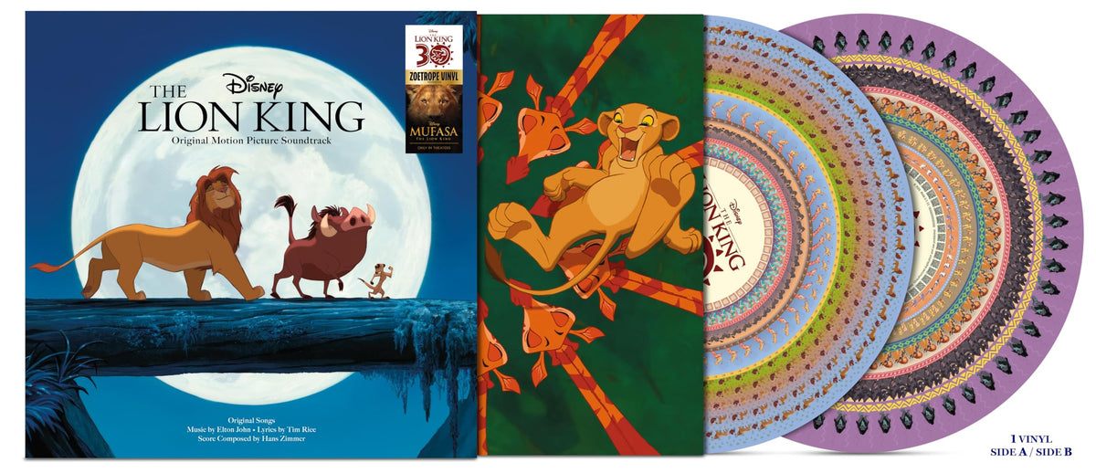 Lion King: 30th Anniversary (Original Soundtrack) - Limited Zoetrope Picture Disc