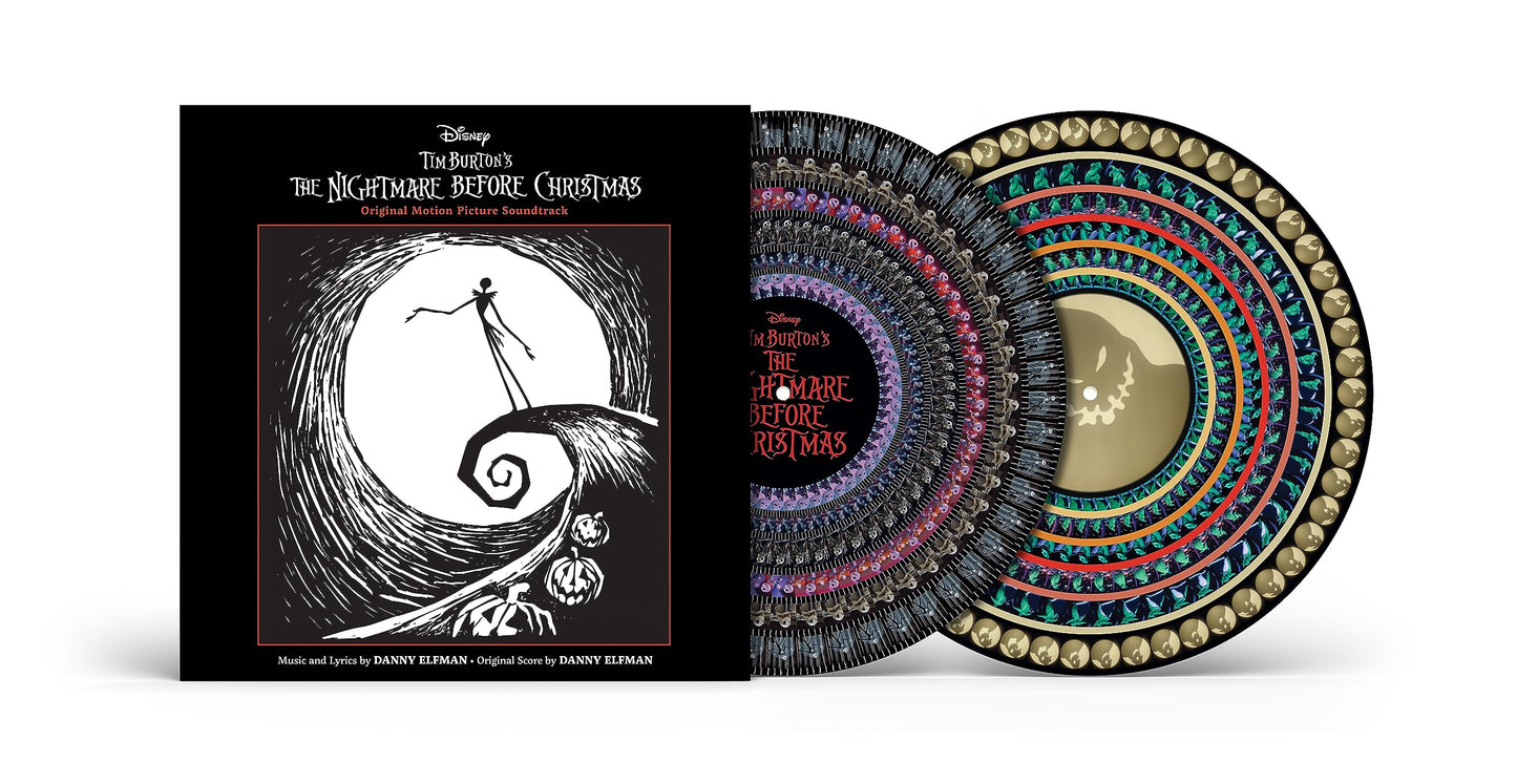 Danny Elfman - The Nightmare Before Christmas (Original Motion Picture Soundtrack) "Zoetrope Picture Disc" Vinyl Record 2LP
