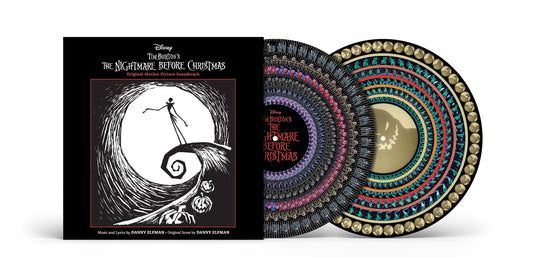 Danny Elfman - The Nightmare Before Christmas (Original Motion Picture Soundtrack) "Zoetrope Picture Disc" Vinyl Record 2LP