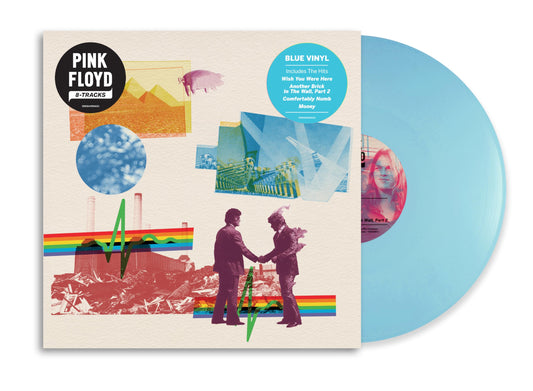 Pink Floyd - 8-Tracks "Blue" Vinyl Record LP