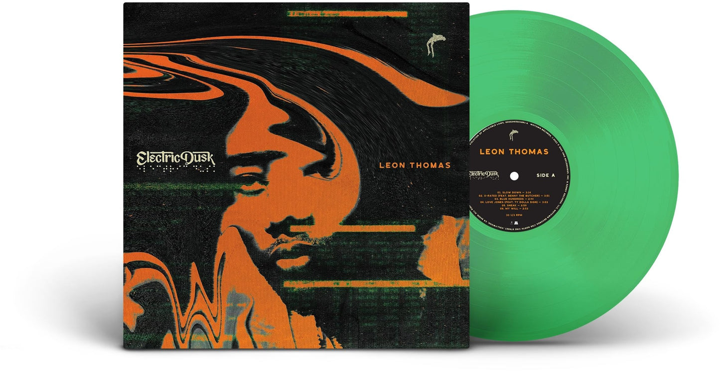 Leon Thomas - Electric Dusk "Translucent Emerald Green" Vinyl Record LP