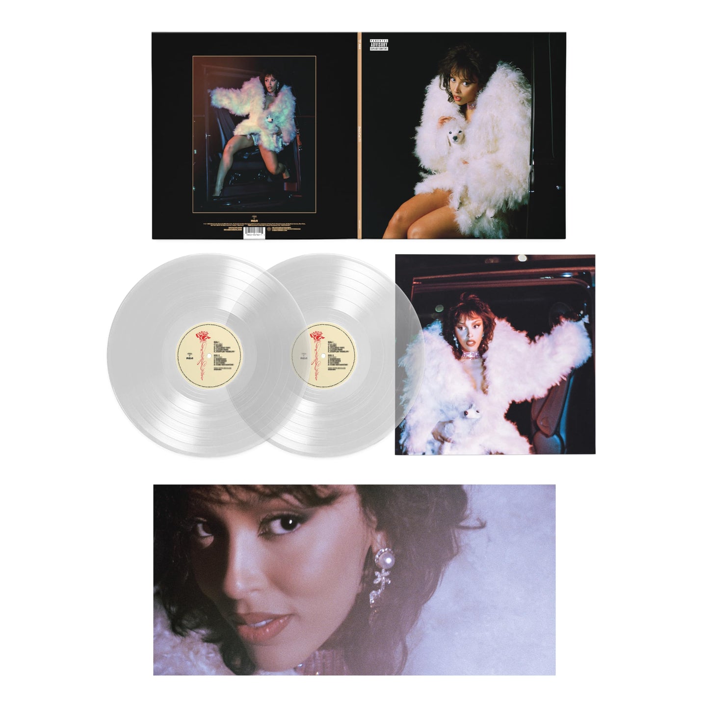 Doja Cat - Vie Physical Touch Edition Ultra Clear Vinyl Record 2LP