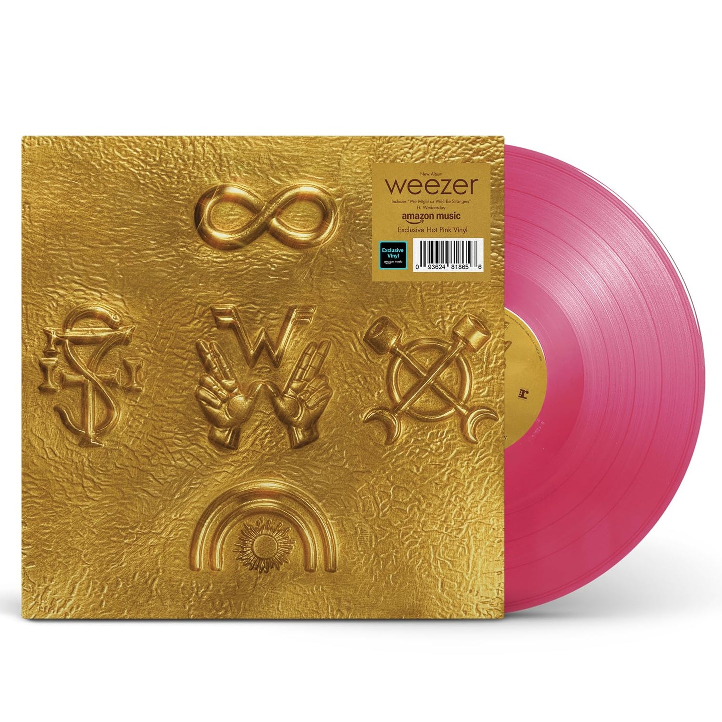Weezer - Weezer (The Gold Album) "Hot Pink" Vinyl Record LP (Amazon Exclusive)