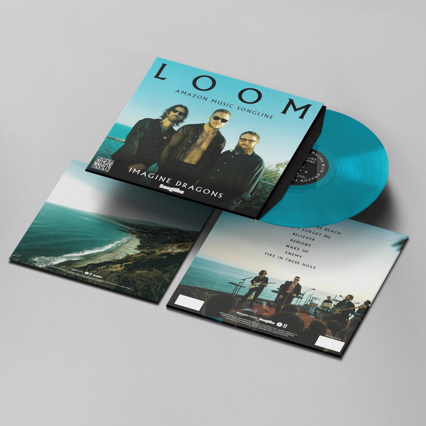 Imagine Dragons - LOOM (Amazon Music Songline) "Turquoise Blue" Vinyl Record LP