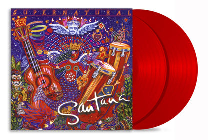 Santana - Supernatural Opaque Red Vinyl Record 2LP