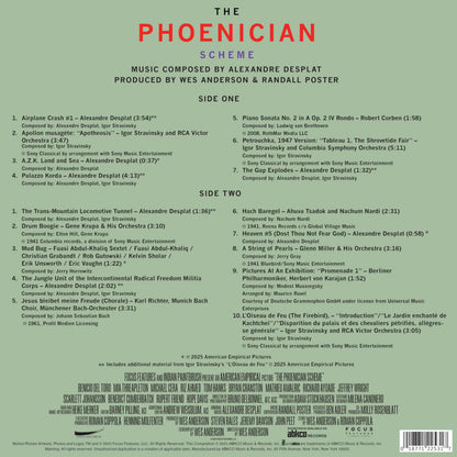 Alexandre Desplat & Various Artists - The Phoenician Scheme (Original Soundtrack) "Sea Foam" Vinyl Record LP