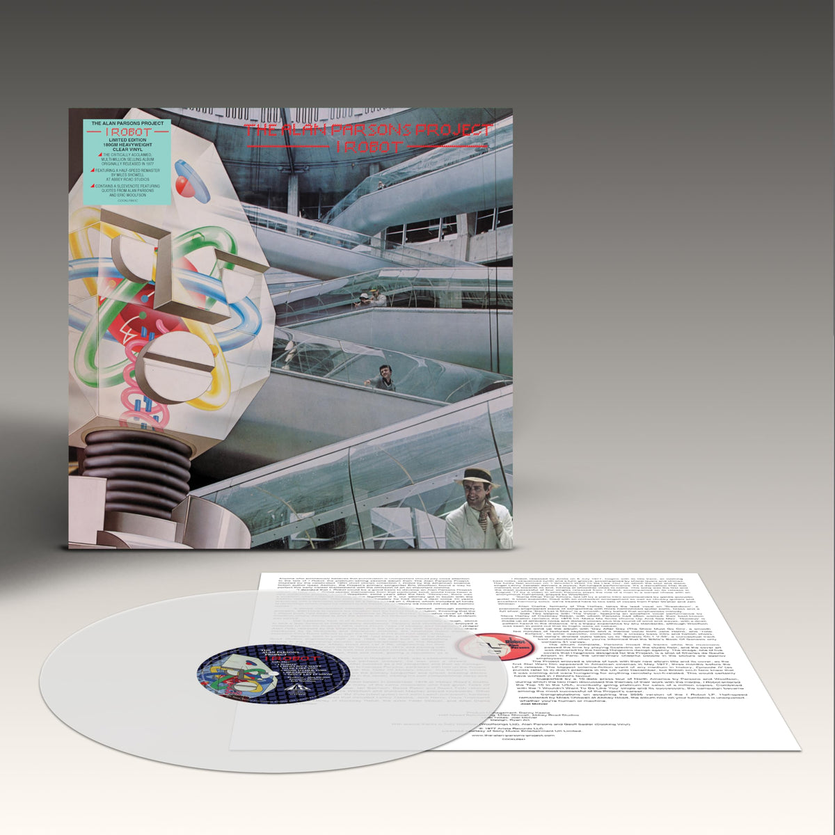 The Alan Parsons Project - I Robot "Clear" Vinyl Record LP