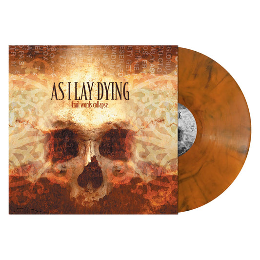 As I Lay Dying - Frail Words Collapse "Orange Smoke" Vinyl Record LP