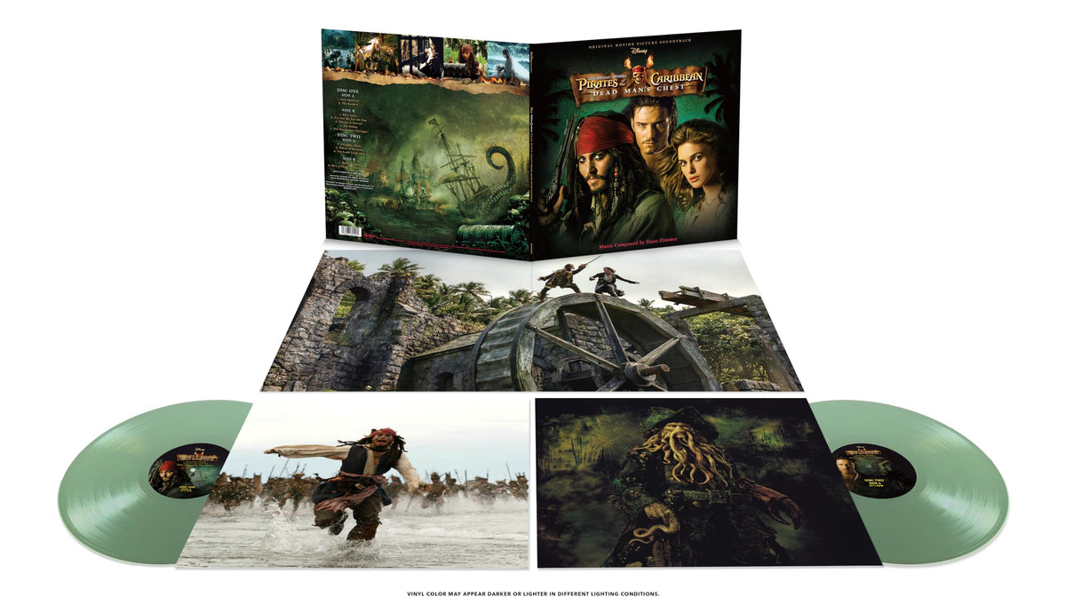 Hans Zimmer - Pirates Of The Caribbean: Dead Man's Chest (Original Motion Picture Soundtrack) "Vintage Bottle Clear" Vinyl Record 2LP