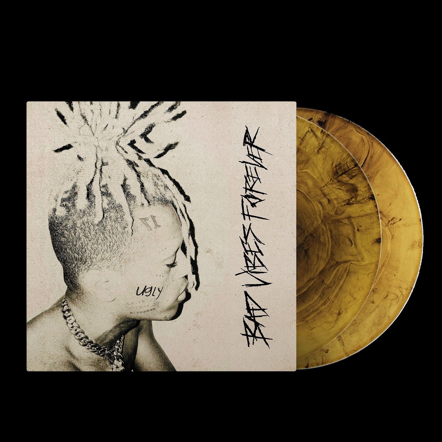 XXXTentacion - Bad Vibes Forever "Yellow Smoke Galaxy" Vinyl Record 2LP