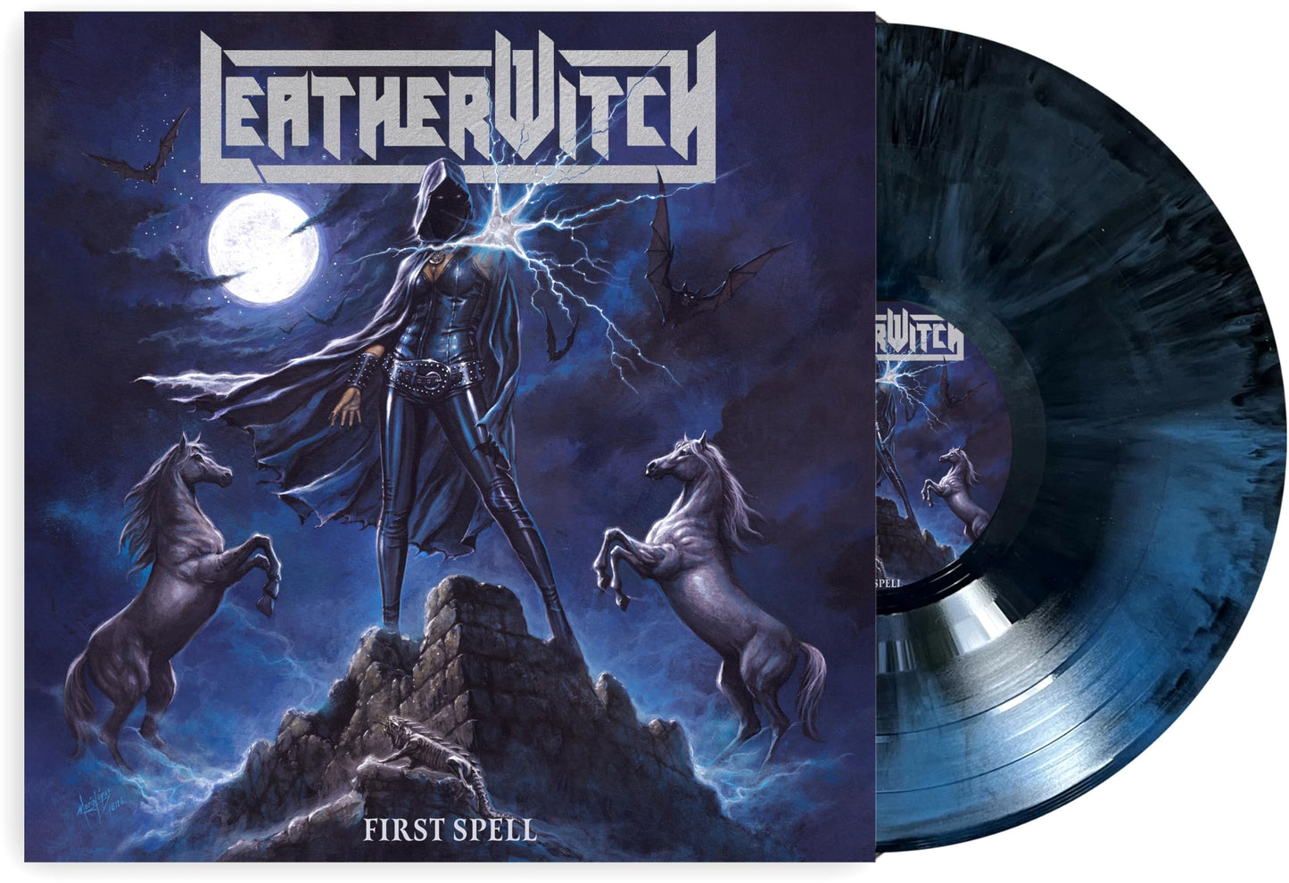 Leatherwitch - First Spell "Marble" Vinyl Record LP