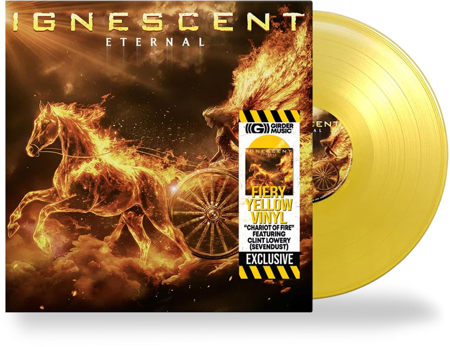 Ignescent - Eternal "Yellow" Vinyl Record LP