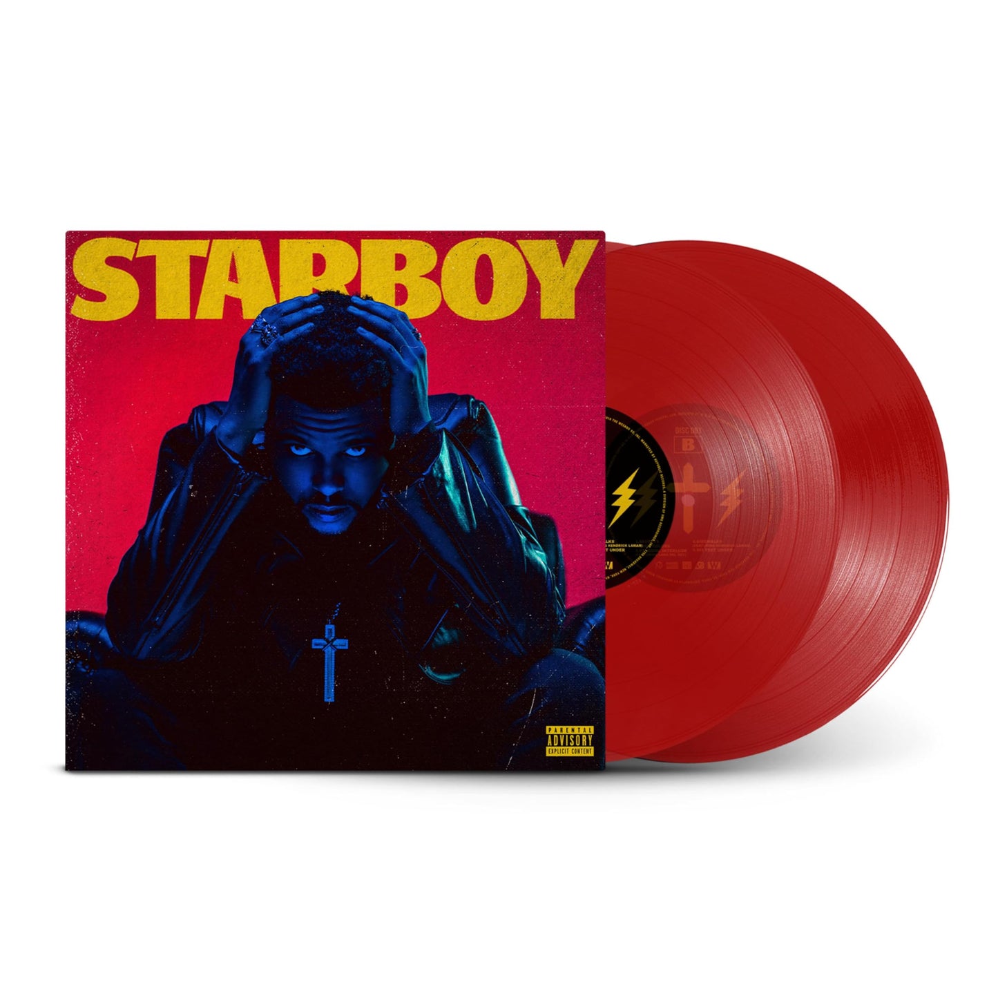 The Weeknd - Starboy Translucent Red Vinyl Record 2LP