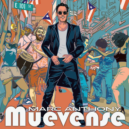 Marc Anthony - MUEVENSE "Orange" Vinyl Record LP