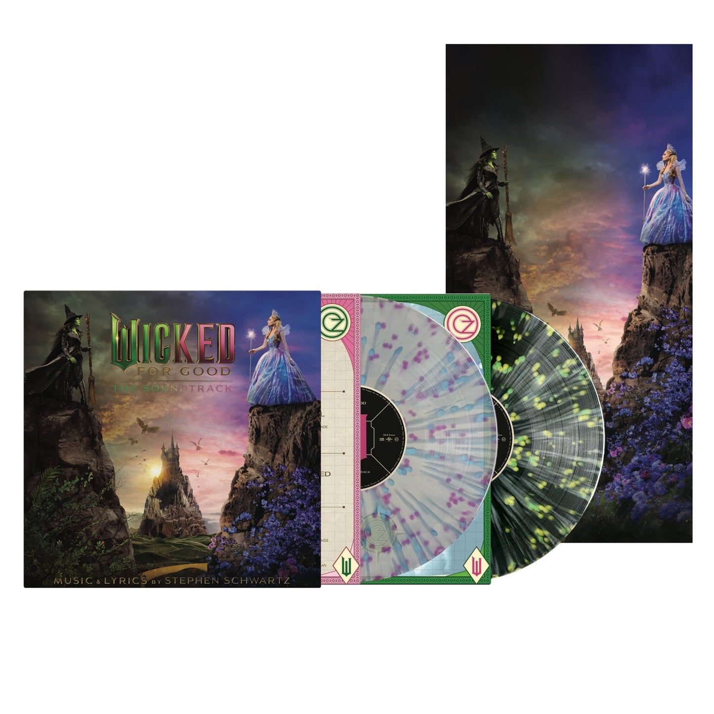 Wicked: For Good - The Soundtrack Splatter Vinyl Record 2LP