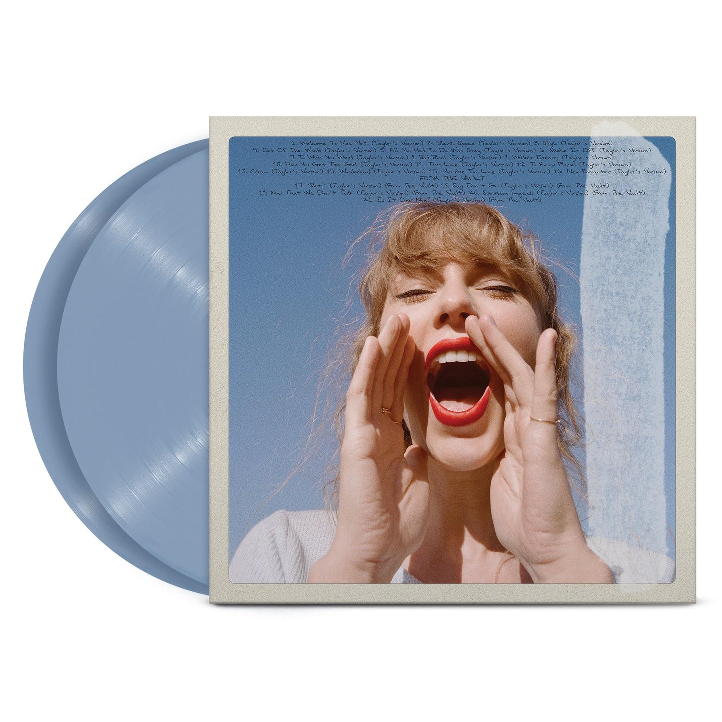 Taylor Swift - 1989 (Taylor's Version) "Crystal Skies Blue" Vinyl Record 2LP