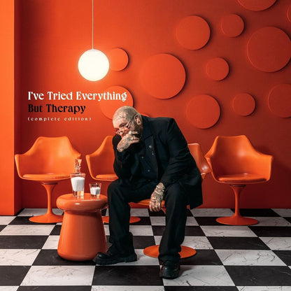 Teddy Swims - I've Tried Everything But Therapy (Complete Edition) "Milky Clear & Orange Splatter" Vinyl Record 3LP