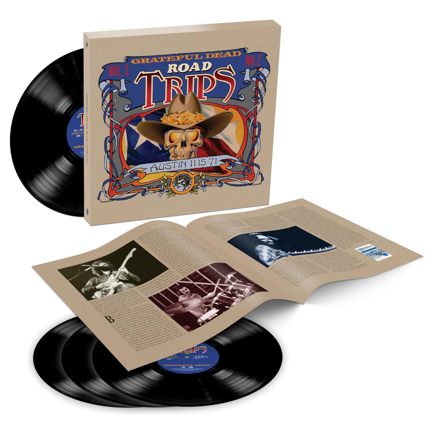 Grateful Dead - Road Trips Vol. 3 No. 2: Municipal Auditorium, Austin, TX 11/15/71 Vinyl Record 4LP