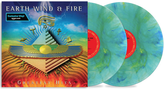 Earth, Wind & Fire - Greatest Hits "Aquamarine" Vinyl Record 2LP