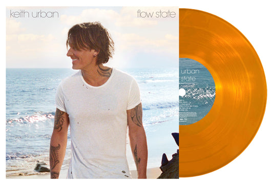 Keith Urban - flow state "Translucent Orange" Vinyl Record LP
