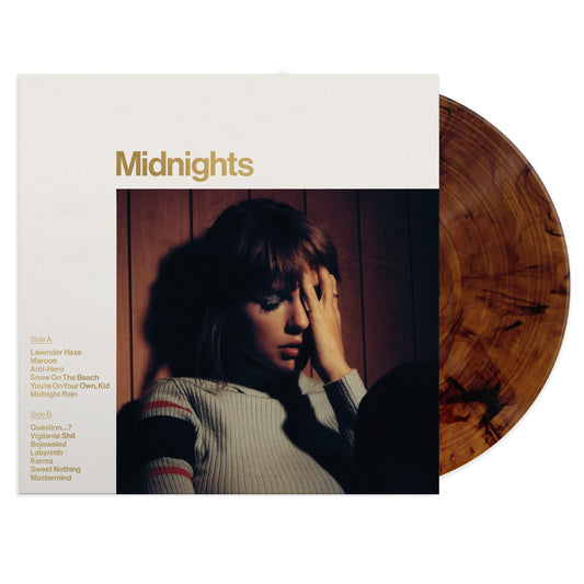 Taylor Swift - Midnights "Mahogany" Vinyl Record LP