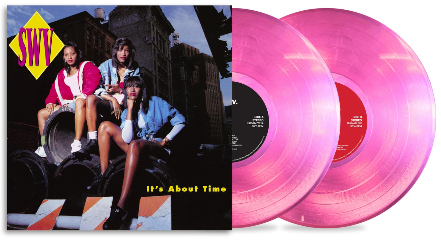 SWV - It’s About Time Translucent Pink Vinyl Record 2LP