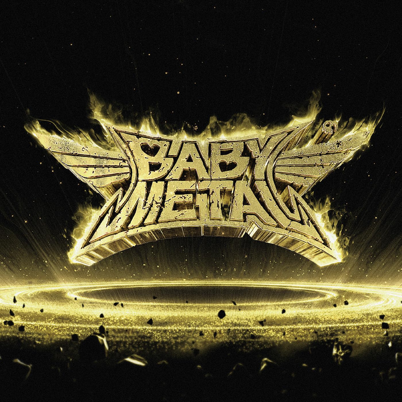 BABYMETAL - Metal Resistance "Gold & Black Splatter" Vinyl Record 2LP