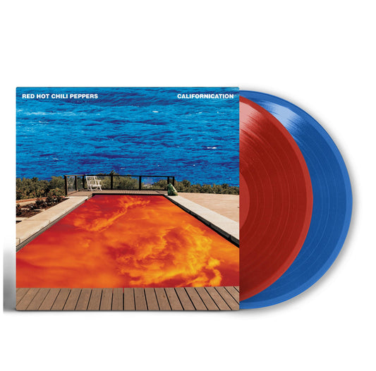Red Hot Chili Peppers - Californication "Red & Ocean Blue" Vinyl Record 2LP (25th Anniversary Edition)