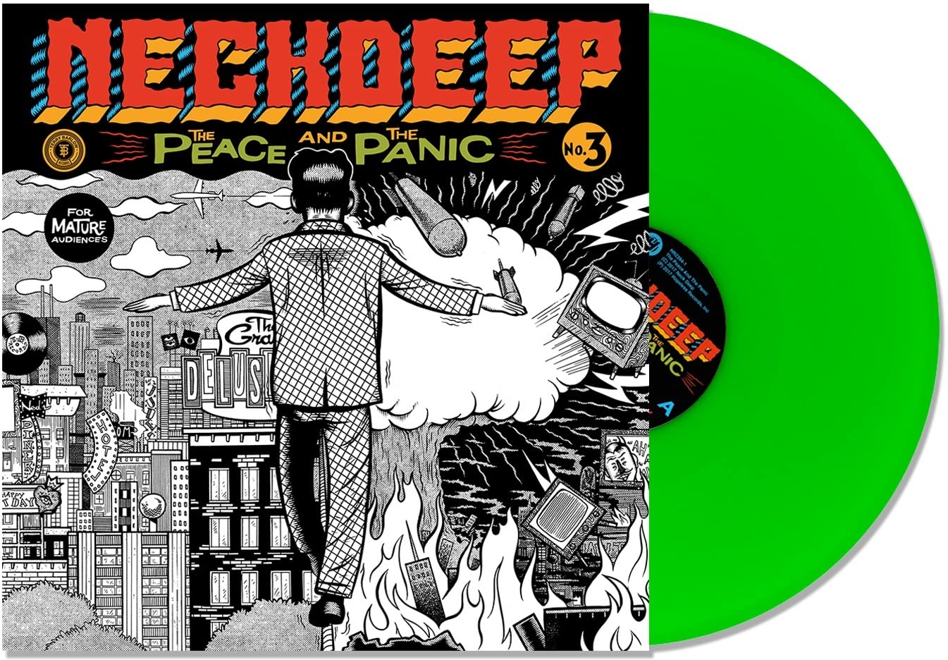 Neck Deep - The Peace And The Panic "Green" Vinyl Record LP