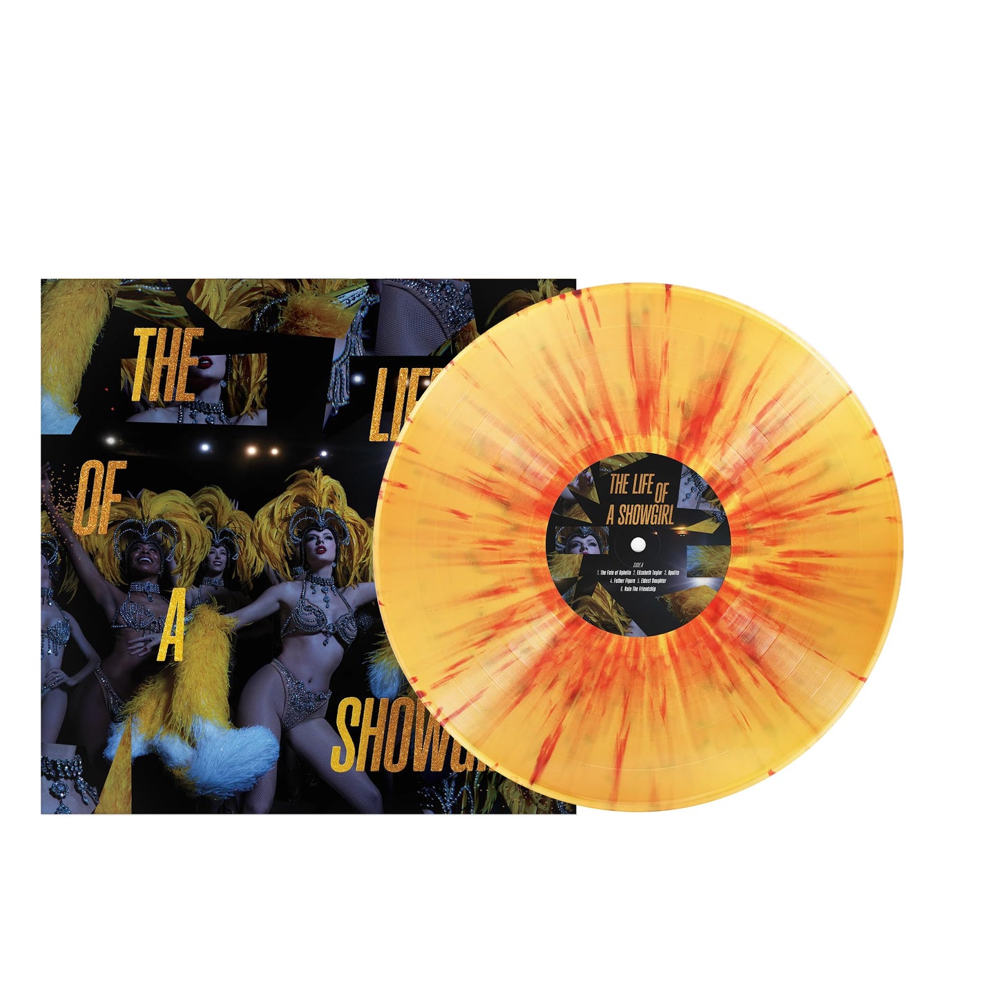Taylor Swift - The Life of a Showgirl Baby, That's Show Business Lovely Bouquet Golden Vinyl Record LP
