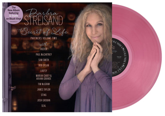Barbra Streisand - The Secret Of Life: Partners, Volume 2 "Blush" Vinyl Record LP