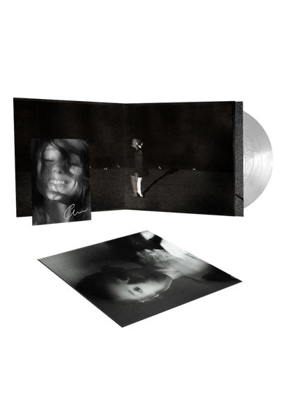 SIGNED Ariana Grande - Petal "Translucent Pearly White" Vinyl Record LP