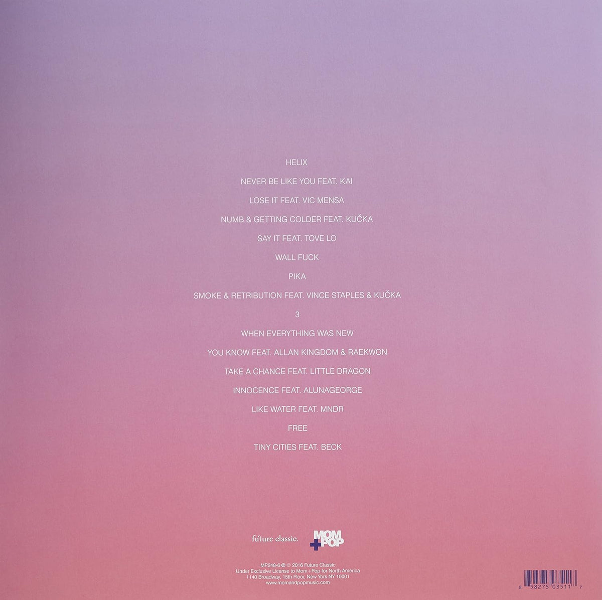 Flume - Skin (Limited Edition) "Green Peppermint" Vinyl Record 2LP