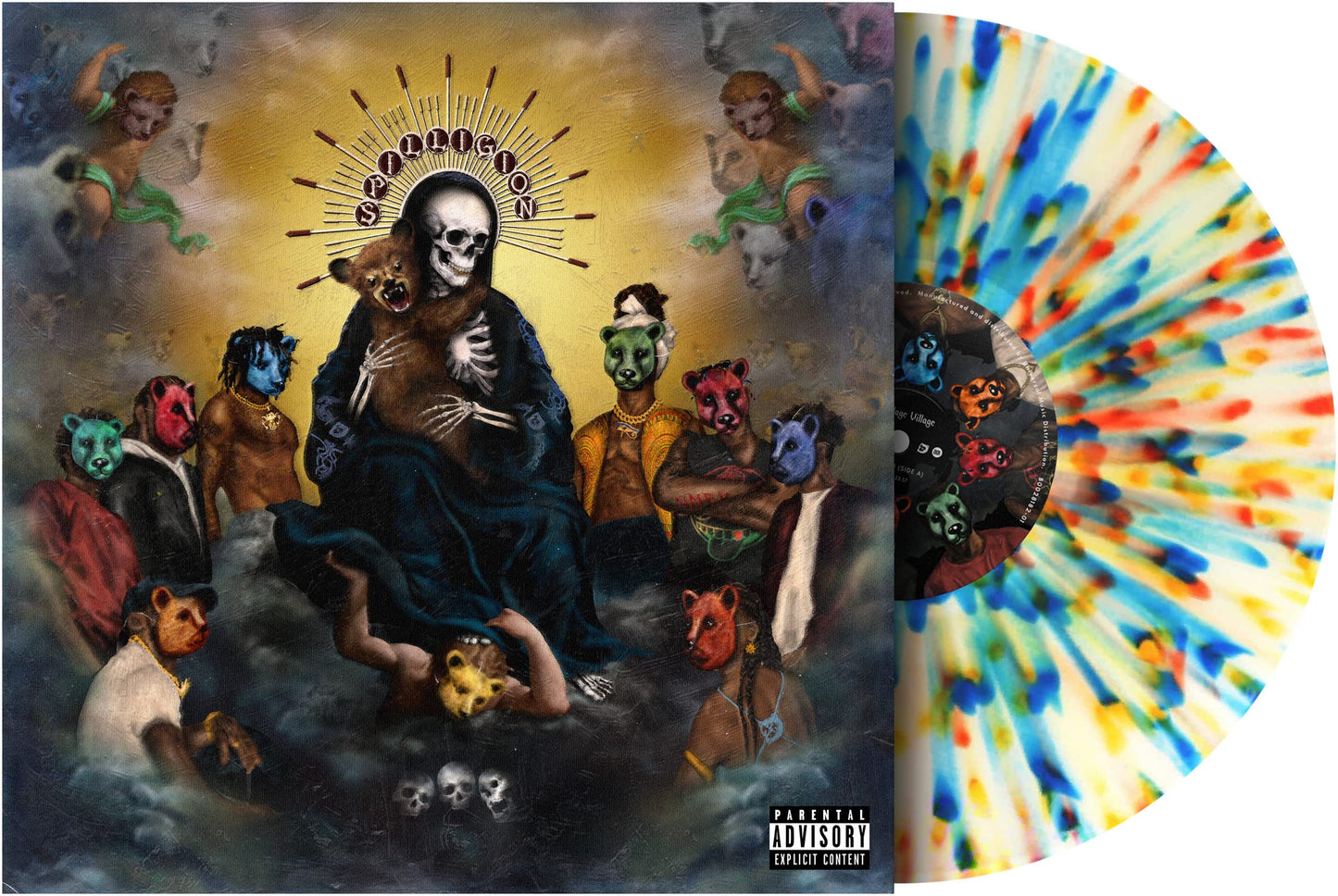 Spillage Village, JID & EARTHGANG - Spilligion "Splatter" Vinyl Record LP