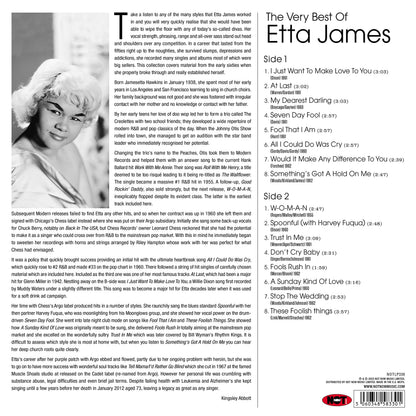 Etta James - The Very Best Of Etta James "Blue" Vinyl Record LP