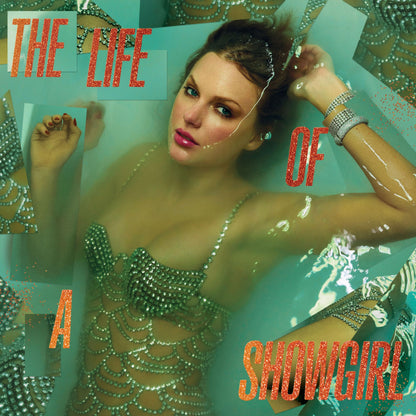 Taylor Swift - The Life Of A Showgirl "Sweat & Vanilla Perfume" Orange Glitter Vinyl Record LP