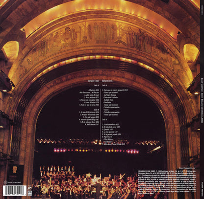 Juan Gabriel - En El Palacio De Bellas Artes Vinyl Record 2LP