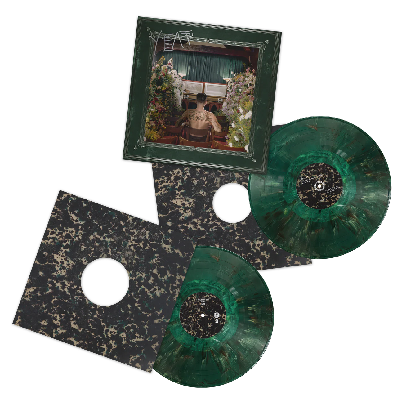 SIGNED Yeat - ADL Green Marbled Vinyl Record 2LP