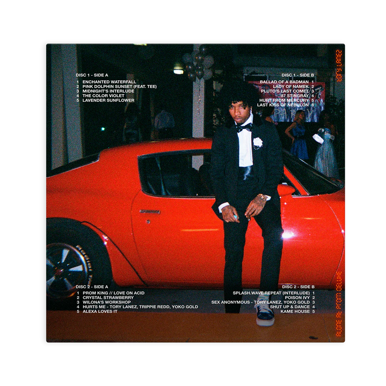 Tory Lanez - Alone At Prom Orange Vinyl Record 2LP