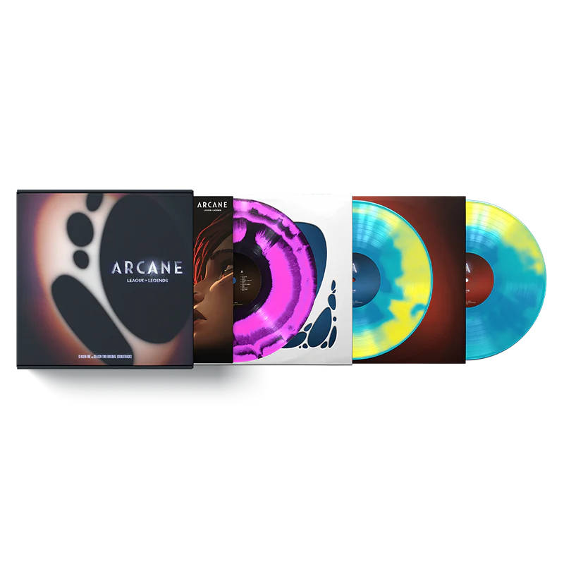 Arcane Official Soundtrack Season 1 & 2 Vinyl Record 3LP