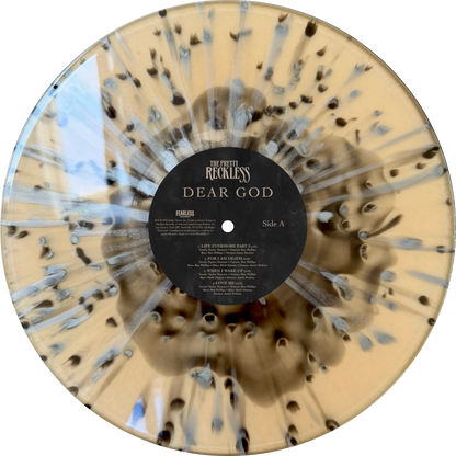 The Pretty Reckless - Dear God Black Splatter & Split Ochre Vinyl Record 2LP