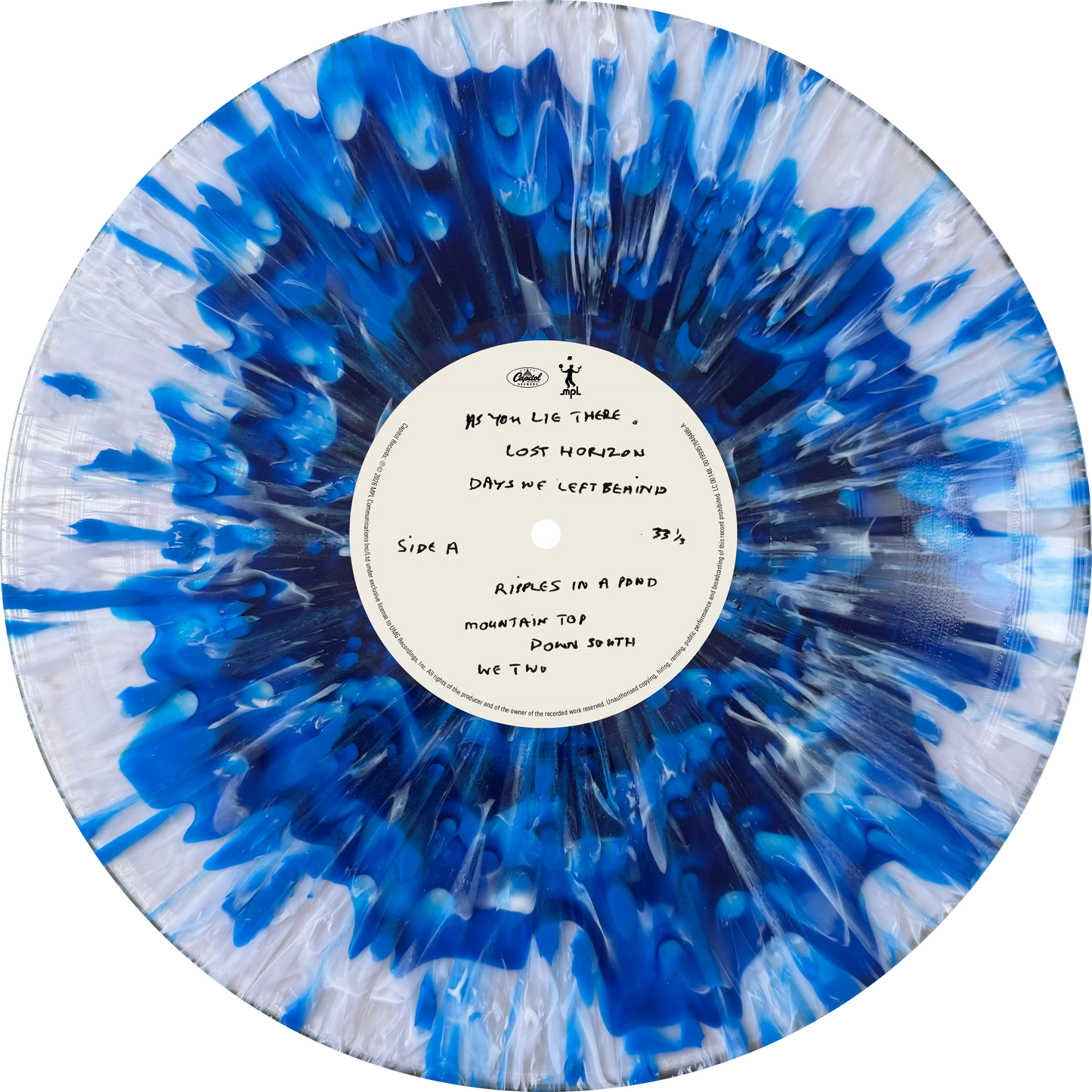 Paul McCartney - The Boys Of Dungeon Lane Blue Splatter Vinyl Record LP