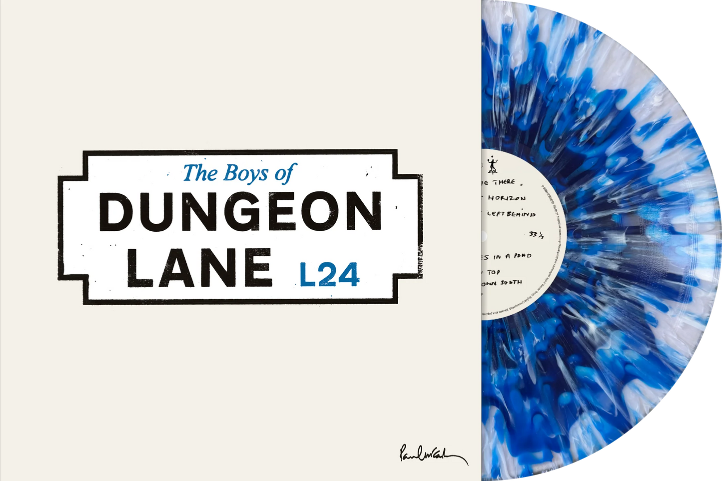 Paul McCartney - The Boys Of Dungeon Lane Blue Splatter Vinyl Record LP