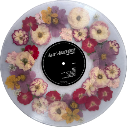 Amy Winehouse - Back To Black Flower Filled Vinyl Record LP